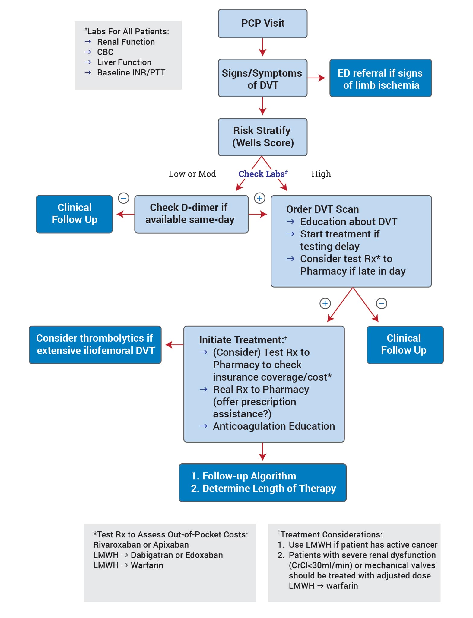 Wells Dvt Chart